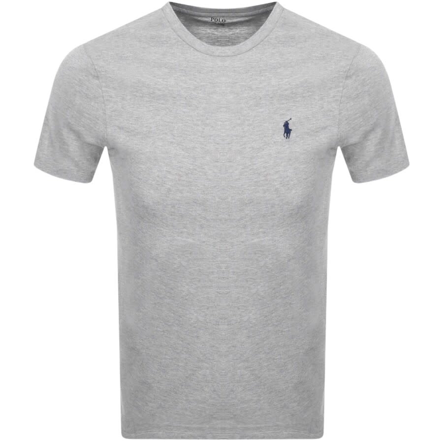 Ralph Lauren Crew Neck T Shirt Grey | Mainline Menswear us